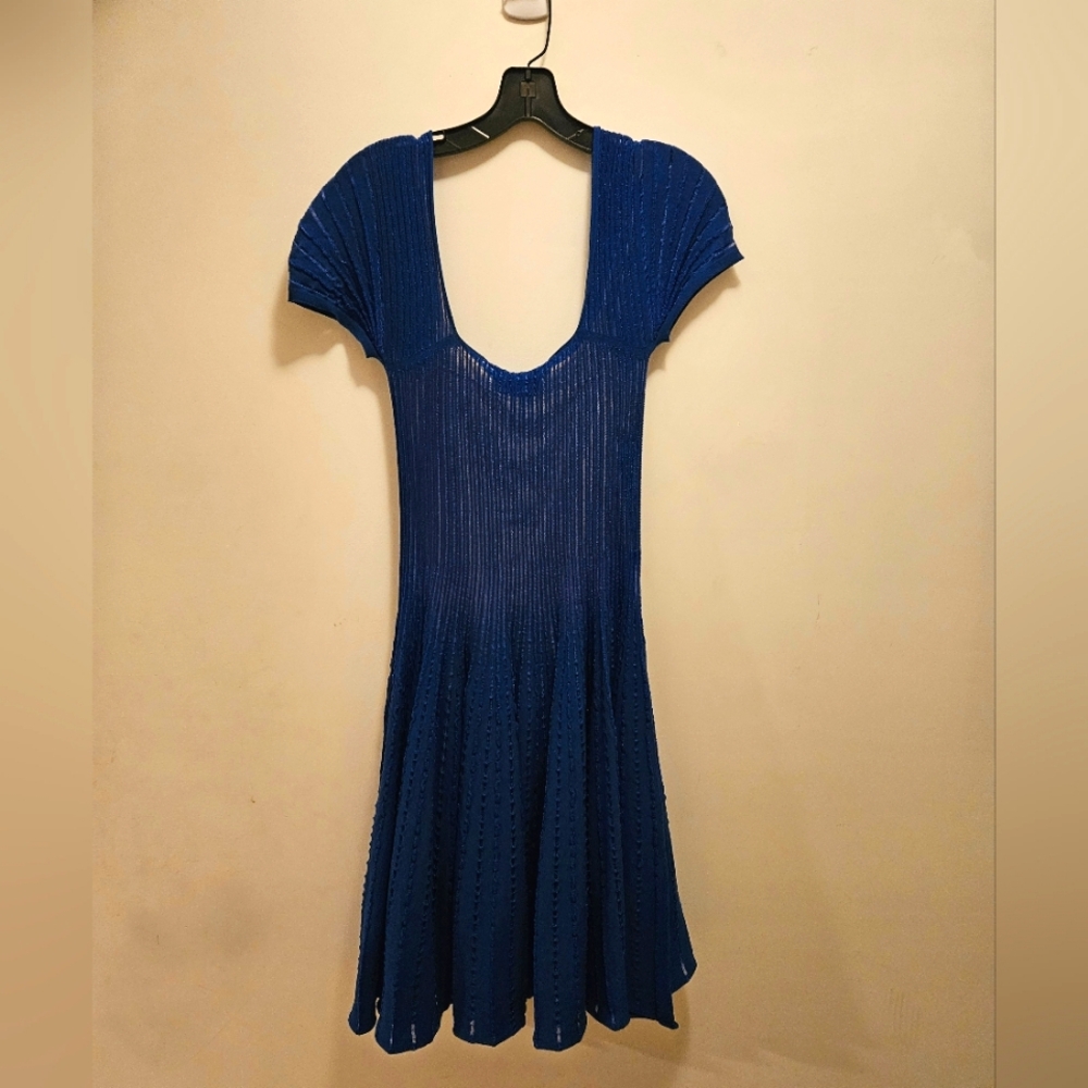 NWT Emporio Armani fit n flare dress with accents US10